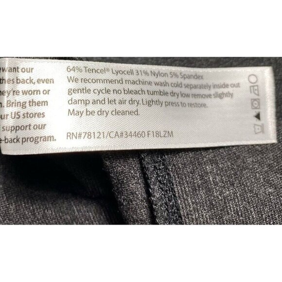 Eileen Fisher Washable Flex Ponte Slim Fit Ankle Pants - Size Small EUC - Picture 14 of 14